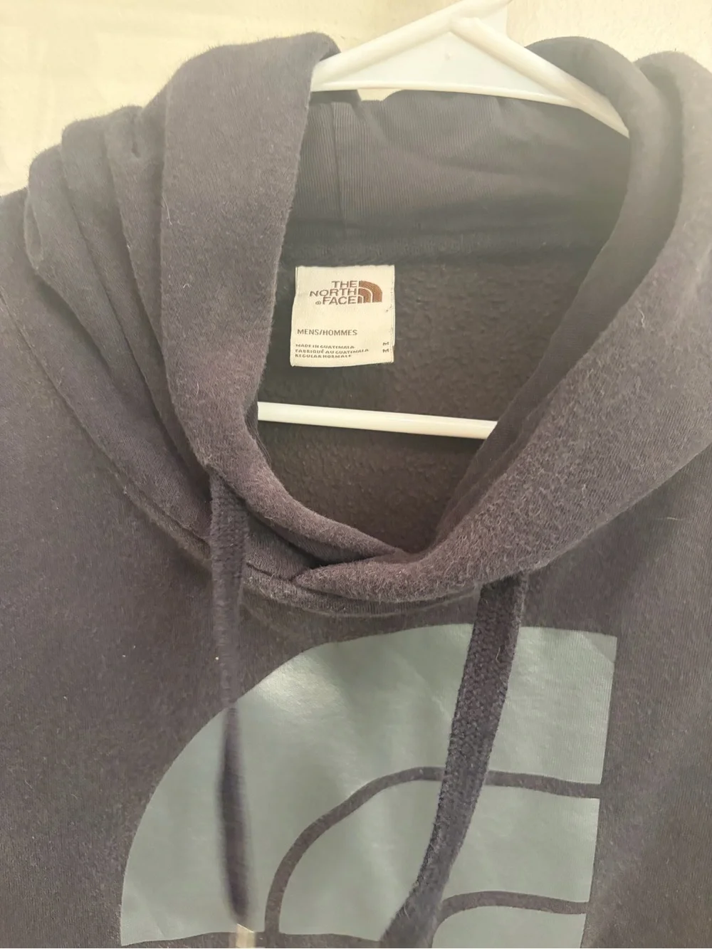 The North Face Men’s Black Pullover Hoodie with Large Logo medium